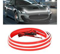 JinRui-T LED Lights Exterior Car Hood Light Strip Dynamic Car Strip Lights Exterior Flexible Car Waterproof Daytime Running Light for Cars, SUVs, Trucks (White, 71inch)