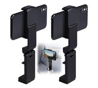 JinRuiCPeng 2 Pack Airplane in Flight Phone Holder, 360° Rotatable Travel Stand, Foldable Travel Phone Stand for Plane Seat and Tray Table, Hands-Free Flying and Holiday Travel Essentials, Adjustable