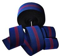 JINRUISI Elastic Webbing, High Elasticity Heavy Duty, Dark Blue, 7cm Wide Upholstery DIY Sofa Chair Couch Seat Belt Replacement Modification Lasbelt (21M)