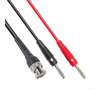 JINSBON 2 Pcs BNC Cable Test Leads,120Cm Test Line BNC To 4Mm Banana Dual Head Adapter Cable For Oscilloscope Probes