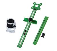 JINSBON 4 in 1 Router Milling Groove Bracket,Adjustable Cabinet Aluminum Alloy Positioning for Cabinet Hardware for Woodworking(D)