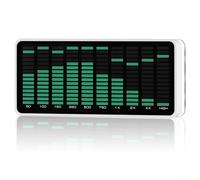 JINSBON AK1016 Music Spectrum Analyzer Audio Level Meter With MIC Pick-up Display For Desktop Decor 50Hz-20KHz Range(Green light)
