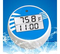 JINSBON Floating Water Thermometer, Ice Bath Thermometer With Timer Automatic Ice Bath Water Thermometer