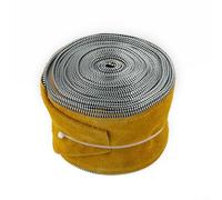 JINSBON Welding Torch Cable Hose Cover, Free Movement 25Ft L 4In W Yellow For Protecting Hoses From Abrasion And Damage