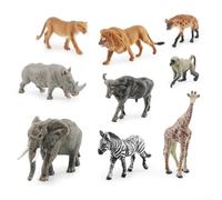 JINSBON Zoo Animal Model Toys, Realistic Colors, Perfect for Model Train Scenes