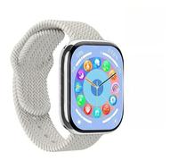 JINSHANGZI 2025 New HK11 Pro Max Smart Watch Series 10 46mm AMOLED 4G ROM Bluetooth Call Network AI Robot Clock NFC Compass WatchMen Women (Silver)