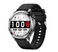 JINSHANGZI Bracelet Fitness Blue Tooth Call Smart Watches 3D Dynamic DlY Video Watch Dial Sport Mode Smatwatch Voice Assistant Health Music (Black)