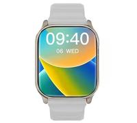 JINSHANGZI New HK11 ULTRA 3 Smartwatch 2025 49mm HD AMOLED 4G ROM Bluetooth Network Call Robot Clock NFC Compass Smart Watch Men Women (Silver)