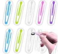 Jinshining 5PCS Colorful Contact Lens Tool Case Set Remover and Inserter, Contact Applicator with Soft Tip, Suitable for Contact Lens User Practical Tools,Contact Lens Care