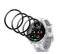 Jinshiweikai 4 x Screen Protectors for Garmin Forerunner 965, Full Coverage HD Composite Thin Film, Non-Glass, Free Flexion, Compatible with Garmin Forerunner 965