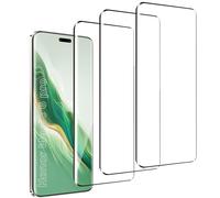 Jinshiweikai Pack of 3, Tempered Glass Screen Protector for Honor Magic 6 Pro, Effective Anti-Scratch, 3D Curved Cover, 9H Hardness Glass, Compatible with Honor Magic 6 Pro