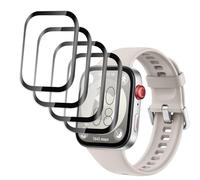 Jinshiweikai Pack of 4 Screen Protectors for Huawei Watch Fit 3, Full Coverage HD Composite Thin Film, Non-Glass, Free Flexion, Compatible with Huawei Watch Fit 3