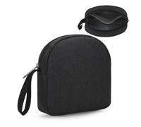 JINSI Travel Headphone Case Wireless Bluetooth Headphone Case Compatible with Sony JBL And Other Brands Universal Brand Headphones Storage Cover Pouch Bag Portable Headset Bag (Black)
