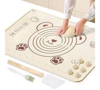 Jinsion Silicone Baking Mat, Large 70 x 50 cm, Non-Stick, Non-Slip, Cream White