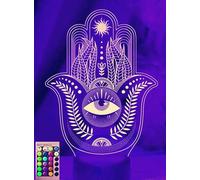 Jinson well 3D Buddha Hand Night Light 16 Colors Mood Light USB Table Desk LED Present Kids Home Party Birthday Gift