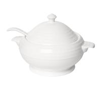 jinsongdafa Casserole Dish Set with Lids And big spoon, Round 1500 ML French Ceramic Serving Soup Tureen, Chip and Crack Resistant Baking Dish - Microwave, Dishwasher, Oven and Fridge Safe