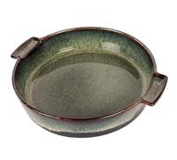 jinsongdafa Ceramic Pie Pan 1700 ML Quiche Baking Dish, 29.8 CM Au Gratin Dishes, Round With handles, Easy to transfer from oven to table, Nonstick Pie Dish, Tart Pan, Pie Plate for Apple