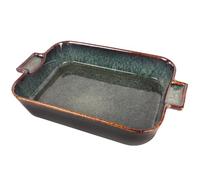 jinsongdafa Porcelain Rectangular Casserole Dish 1.4 Litre with Handles, Deep Oven Dish, Lasagna Mould, Casserole Dish for Food Storage, Catering Casserole Dish for Parties and Baking Enthusiasts