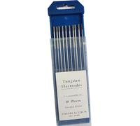 Jinssirey TIG Welding Tungsten Electrodes Diam.3/32 inch, with 2% Cerium, WC20(Gray) Cerium Tungsten Welding Rods, 2.4mm x150mm 10pcs Pack.