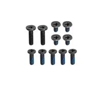 JINTAI 11*pcs/1 Set of screws Set of base screws Notebook Screws for ASUS Vivobook X1404 X1404VA X1404VAP X1404ZA X1504 X1504VA X1504VAP X1504ZA black(2 long, 5 medium, 4 short)