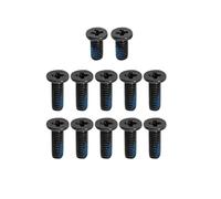 JINTAI 12*pcs/1 Set of screws Set of base screws Notebook Screws for ASUS Chromebook C423 C423NA C424 C424MA black(10 long 2 short)