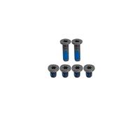 JINTAI 6*pcs/1 set of basic screws Notebook Screws for Lenovo IdeaPad Slim 5 14IRH10 83HR Slim 5 14ARP10 83HT Slim 5 16IRH10 83HS Slim 5 16AHP10 83HW black(2 long,4 short)