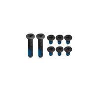 JINTAI 8*pcs/1 Set of screws Set of base screws Notebook Screws for HP Victus Gaming 16-R TPN-C169 16-S TPN-C170 black (2 Thick screws + 6 Thin screws)