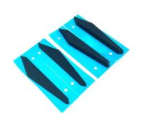 JINTAI D-Shell rubber foot strips Rubber Foot for Firebat T9X GM72N7M black 1 pair (4 pieces, thick 1R+1L + thin 1R+1L)