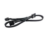 JINTAI DC In Power Charging supply Port Cable Cable for EVGA SuperNOVA 650 750 850 1000 G2 G3 G3 6 pin to 2x SATA