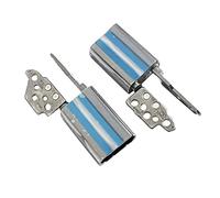 JINTAI LCD Screen Hinge Bracket Pair Kit Set Arm for Dell Latitude 7420 2in1 P136G001 P136G002 black 0RX3DX 0RPP7M