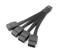 JINTAI Power cable for graphics cards for RTX4090 RTX4080 12VHPWR 4x8P to 16P （12+4） 15CM 16AWG thicker wire