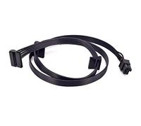 JINTAI Replacement for Corsair CX850M CX750M CX600M 70CM PCI-E 6 (Pin) 1 to 3 SATA 15Pin Power Supply Cable