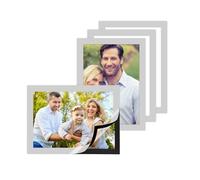 JINTANG A5 Magnetic Picture Frames 6x8in, 4 PCS Self-Stick Magnetic Sign Holder, a5 Magnetic Photo Frame for Adults Kids Photos, Diamond Paintings, Notice, Picture Display Frame,Home Wall Office Decor