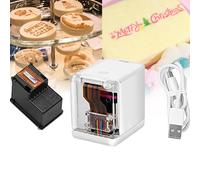 JINTAOMA Mini Printer,Handheld Color Food Printer Portable Cake Printer USB with Ruler Ink Cartridge Lightweight Printhead Cleaning Kit