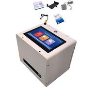 JINTAOMA Small Printer Inkjet Coder, Intelligent Inkjet Coding Machine With 7 Inch Color Touch Screen Quick-Drying Online Batch Coding Printer, 12.7mm/25.4mmdesktop Production Date, Qr Code,12.7mm