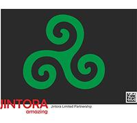 JINTORA Sticker - Decal - JDM - Die cut - Triskele - 108x99 mm - JDM - Die cut - Car - Truck - Bus - Window - Laptop - Coach - Rear window - green