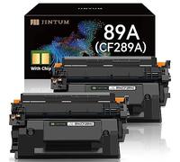 JINTUM CF289A 89A Toner Cartridge (with CHIP), Standard Black, High Yield, Compatible with HP 89A 89X 89Y CF289A CF289X CF289Y, 2 Pack, 5000 Page Yield