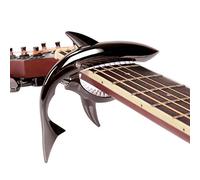 JINWEE Shark Guitar Capo Pretty Cool Capo for Electric Acoustic Classical Guitar Ukulele Zinc Alloy Spring Capo (Black)