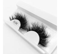 JinweiS 1 Pair Delicate Mink Eyelashes, Fluffy Eye Eyelashes, Natural Appearance, Volume 8D, False Eyelashes, M19