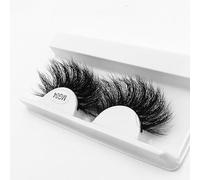 JinweiS 1 Pair Wispy Mink Lashes Fluffy Eye Lashes Natural Look 8D Volume False Eyelashes, M04