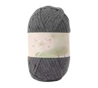 JinweiS 1 Piece - DIY Knitting Essential Soft Wool Yarn, Ideal for Craft Projects and Hand Knitting, Premium Craft Yarn（Dark Gray） 25