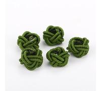 JinweiS 100pcs Pineapple Buckle Coil,Satin Cord Trim Cord Thread for Chinese Knotting,Necklace,Bracelet,Beading,Jewelry Making,P09