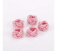 JinweiS 100pcs Pineapple Buckle Coil,Satin Cord Trim Cord Thread for Chinese Knotting,Necklace,Bracelet,Beading,Jewelry Making,P10