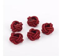 JinweiS 100pcs Pineapple Buckle Coil,Satin Cord Trim Cord Thread for Chinese Knotting,Necklace,Bracelet,Beading,Jewelry Making,P02