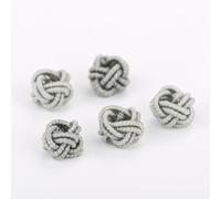 JinweiS 100pcs Pineapple Buckle Coil,Satin Cord Trim Cord Thread for Chinese Knotting,Necklace,Bracelet,Beading,Jewelry Making,P03