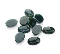 JinweiS - 10pcs 13x18mm Oval Stone Beads Quartz Crystal Stones for Bracelet Necklace Earring Jewelry Crafts Making Craft Making O07