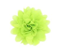JinweiS 10Pcs Handmade Chiffon Flowers Chiffon Fabric Flowers for Embellishments,DIY Headbands Flower Accessories Flower Headband-Green