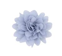 JinweiS 10Pcs Handmade Chiffon Flowers Chiffon Fabric Flowers for Embellishments,DIY Headbands Flower Accessories Flower Headband-Grey