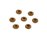 JinweiS 10Pcs Rope Button Beads Knots Coil Woven Tassel Cap for Bracelets DIY Arts Crafts, Bracelet, Necklace, Jewelry Making,R55