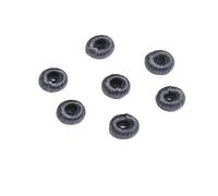 JinweiS 10Pcs Rope Button Beads Knots Coil Woven Tassel Cap for Bracelets DIY Arts Crafts, Bracelet, Necklace, Jewelry Making,R05